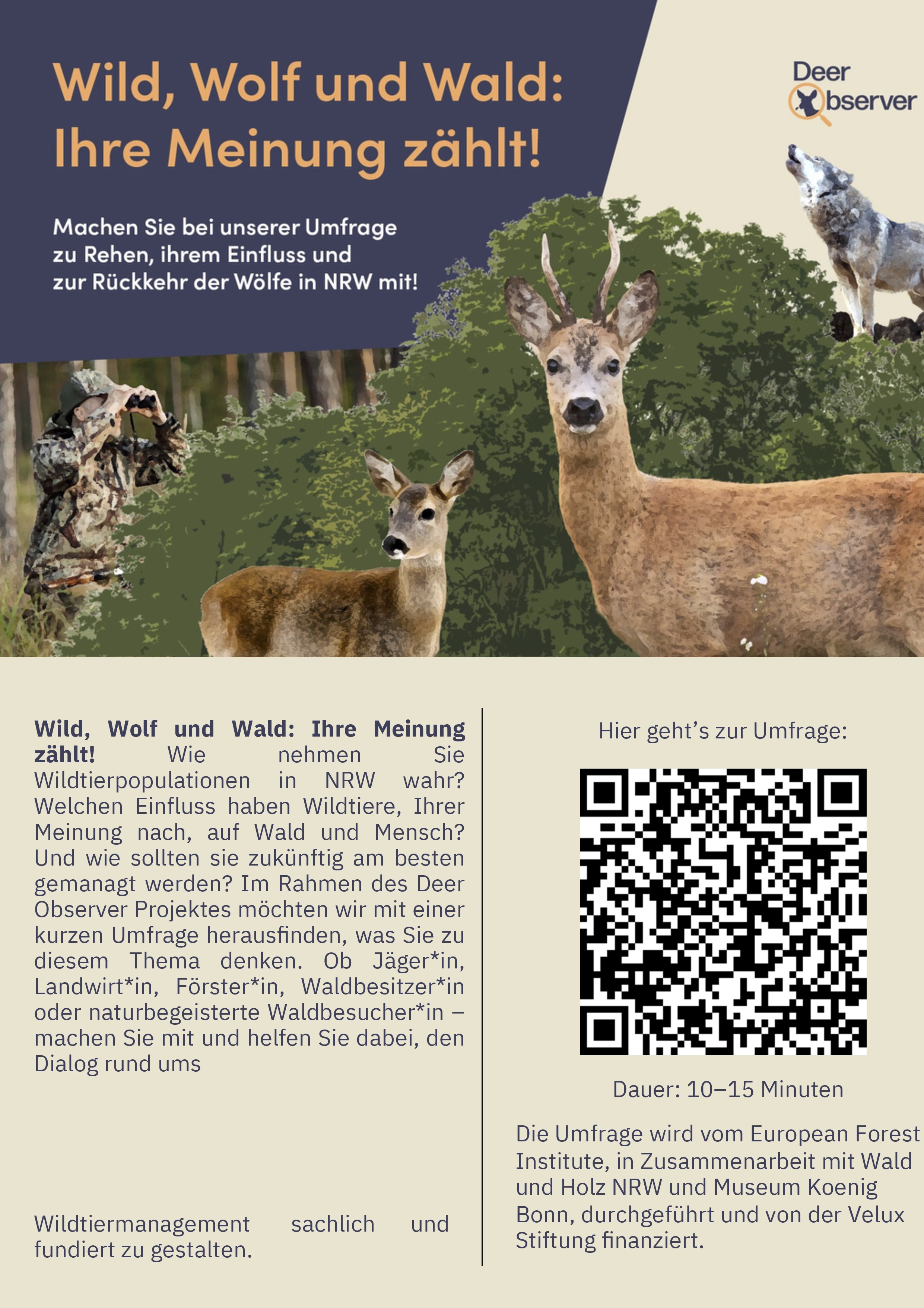 Bild zu: Wild, Wolf und Wald: Ihre Meinung zählt
